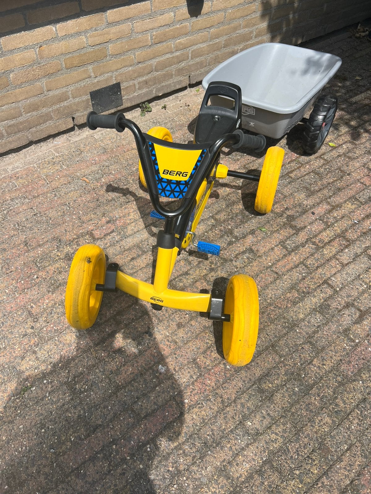 Stoer setje berg skelter met karretje., Ophalen, Zo goed als nieuw, Berg