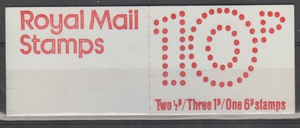 GB 1976 10 pence Stamp Booklet FA2 MNH, Ophalen of Verzenden, Postfris