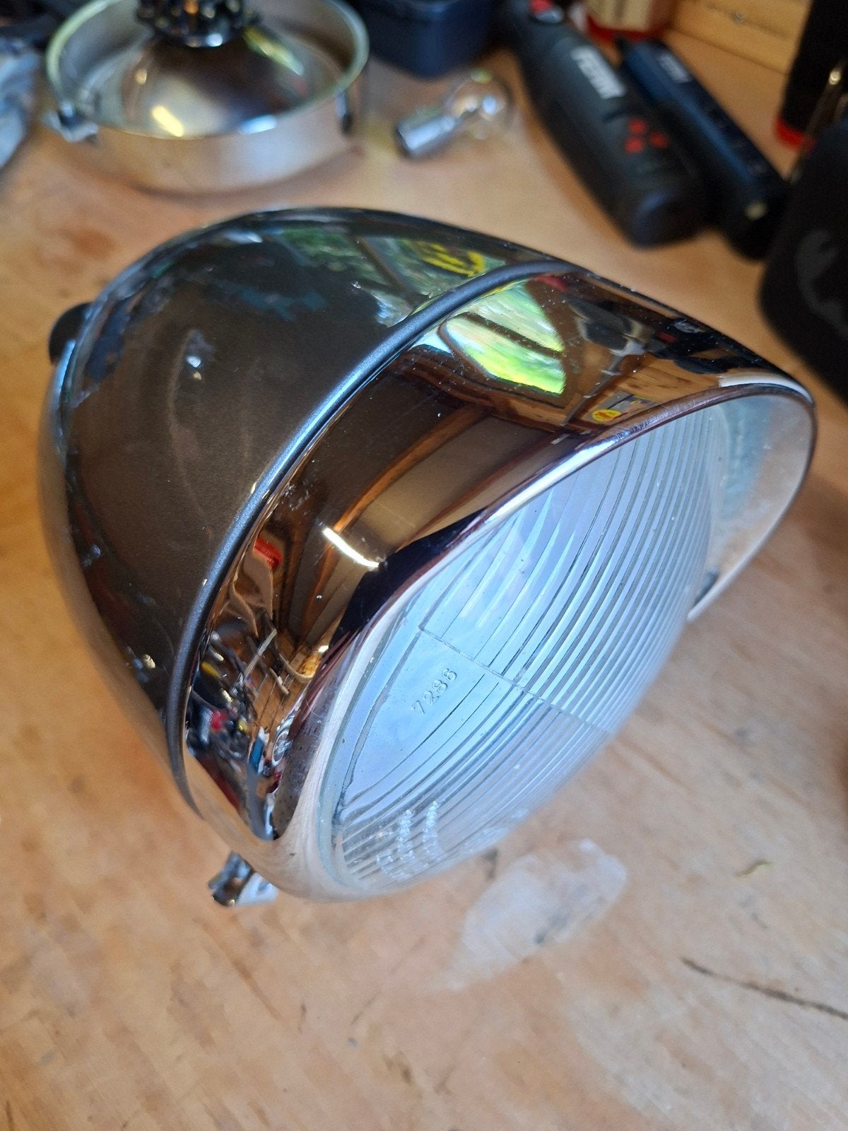 Koplamp ei-tank, Fietsen en Brommers, Brommeronderdelen | Kreidler, Ophalen of Verzenden, Tank