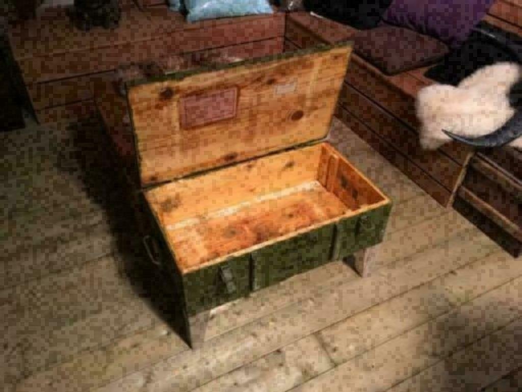 Legerkist salontafels , met afsluitbare klep. BULLINGA HOUT, Huis en Inrichting, Ophalen of Verzenden, Nieuw