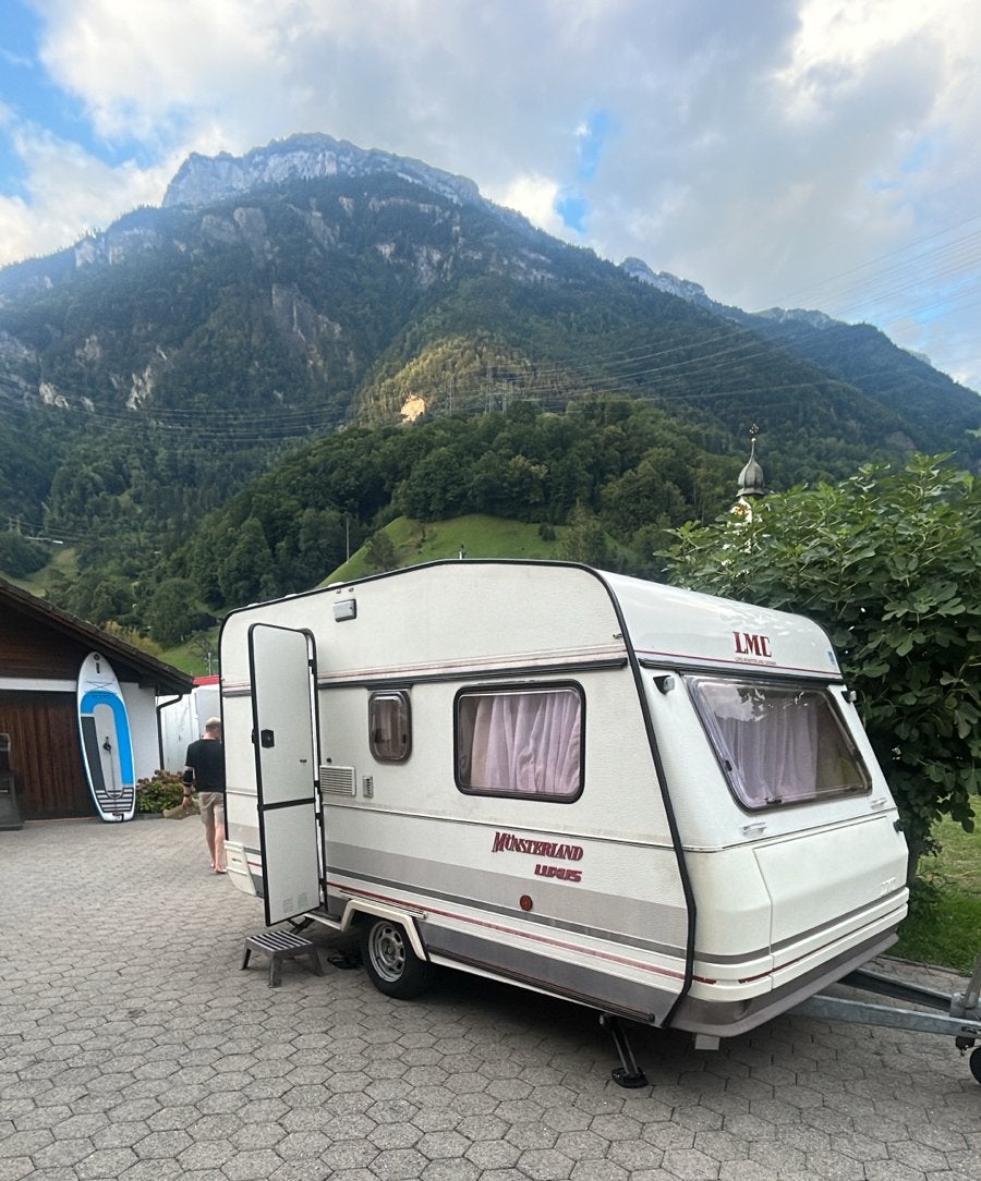 Munsterland 380 P Caravan uit 1990, Caravans en Kamperen, Caravan accessoires, Ophalen
