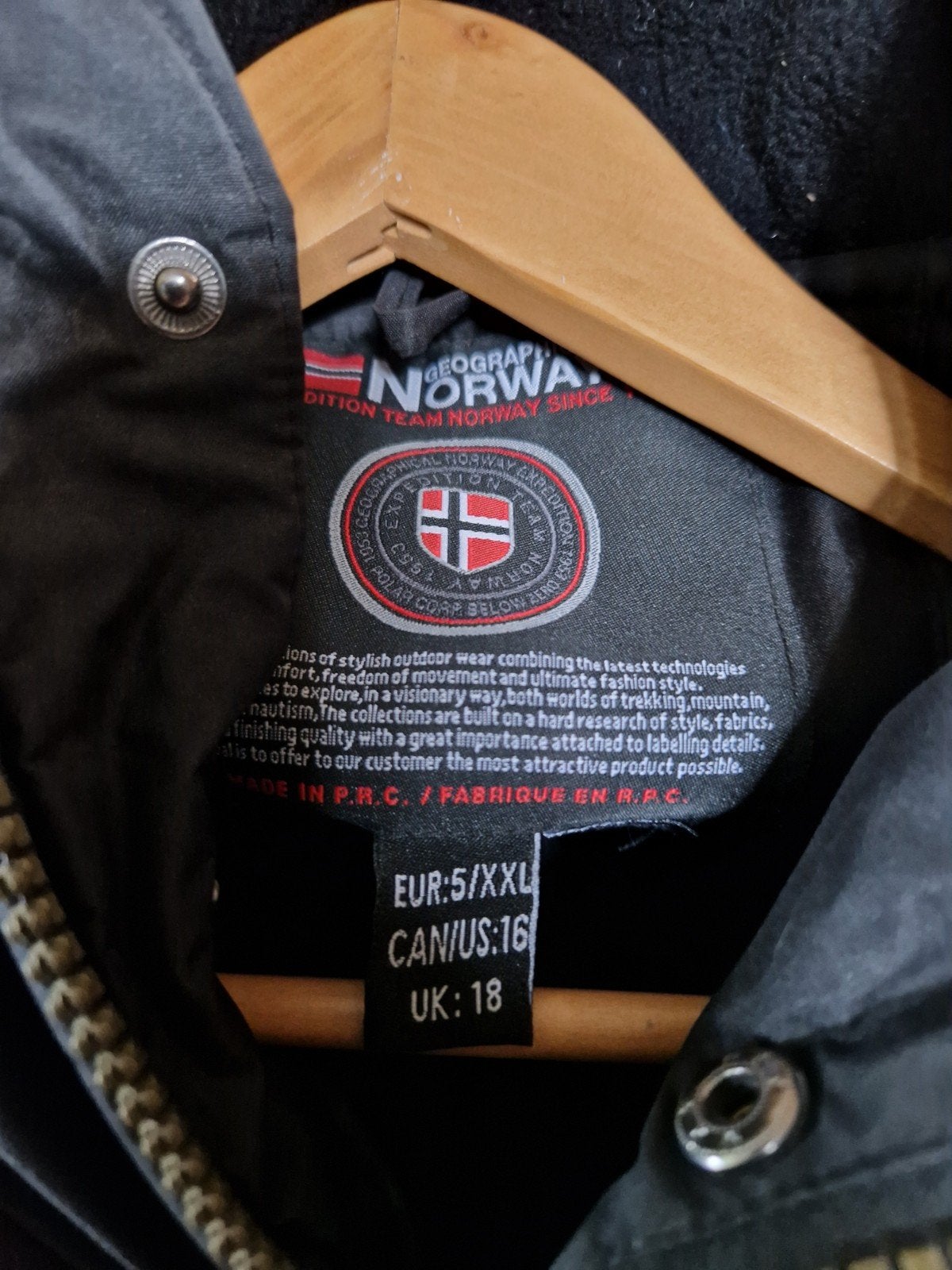 Geographical Norway winterjas maat XXL, Geographical Norway, Ophalen