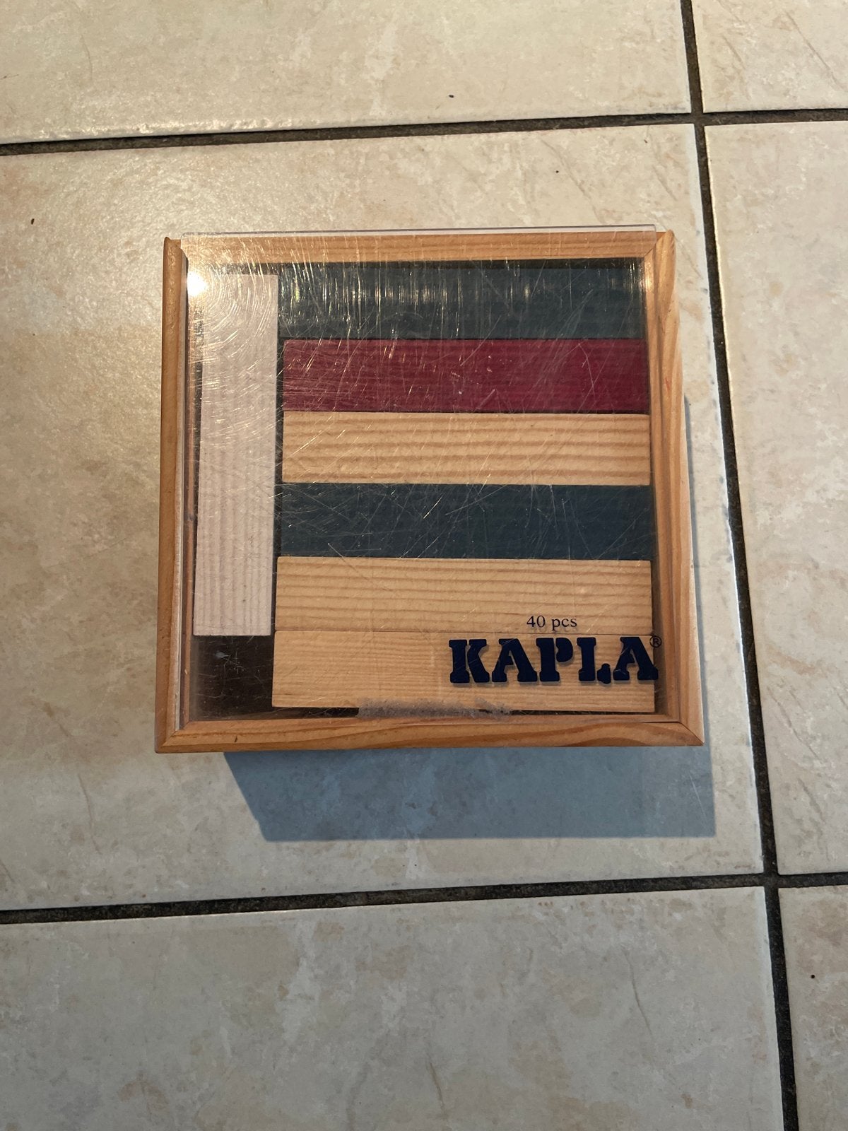 KAPLA blokken set - 40 stuks, diverse kleuren, Ophalen of Verzenden, Zo goed als nieuw, Overige merken