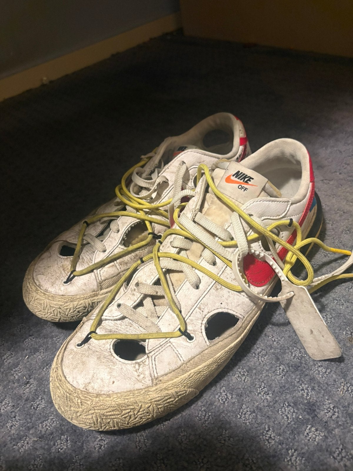 Off White x Nike Blazer Low ‘77, Kleding | Heren, Schoenen, Wit, Ophalen of Verzenden, Sneakers of Gympen, Gedragen