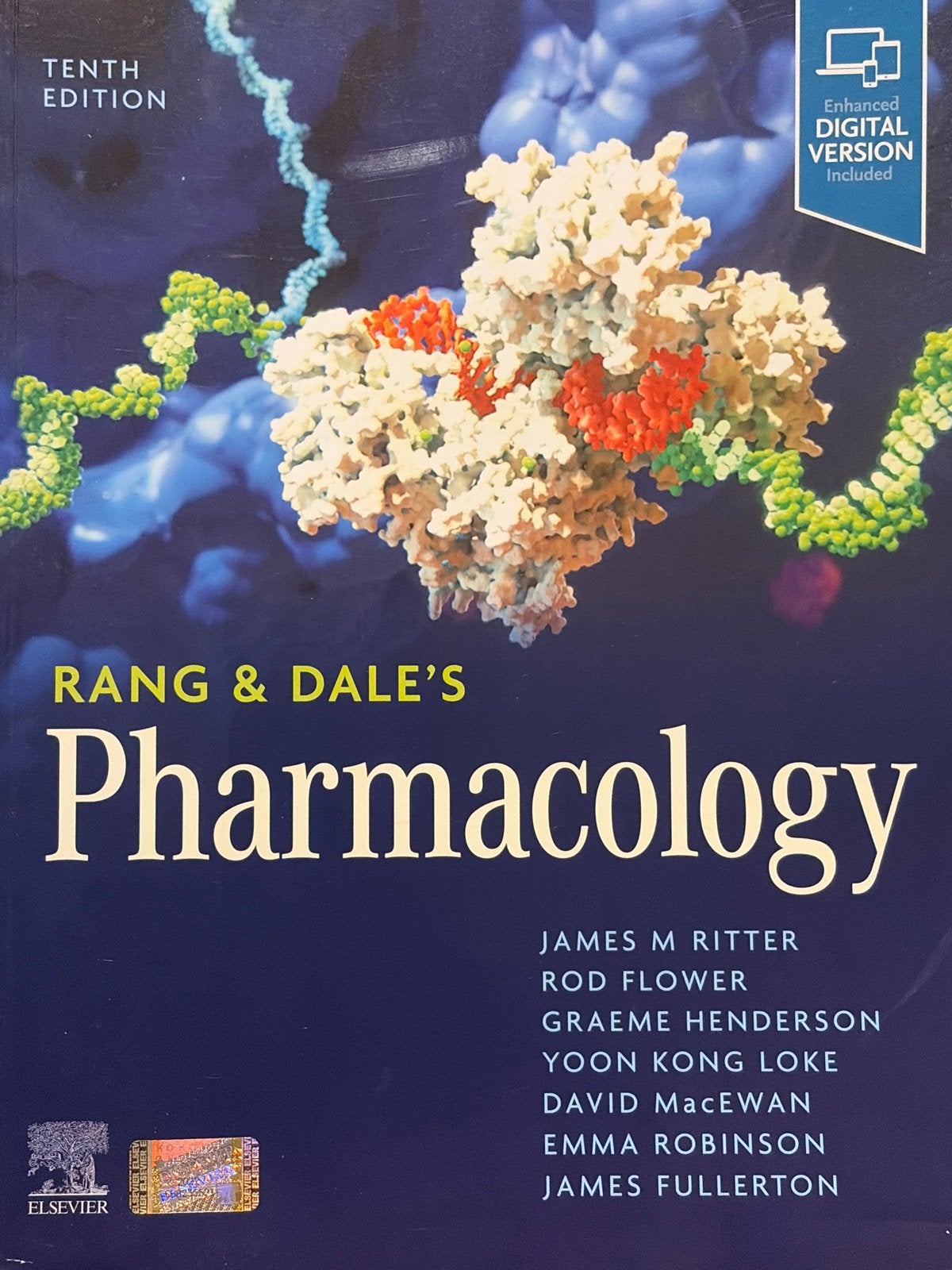 Rang & Dale's Pharmacology - Tiende Editie, Ophalen of Verzenden, Beta, Zo goed als nieuw, HBO