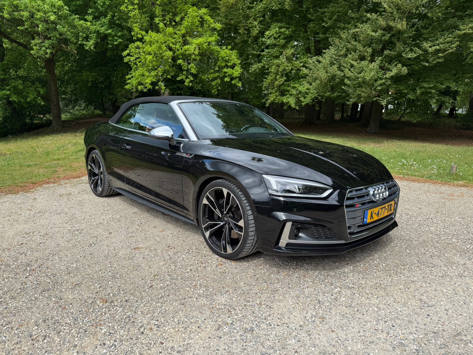 Audi S5 3.0 Tfsi Quattro 354pk S, 2995 cc, Cabriolet, 4 stoelen, Zwart