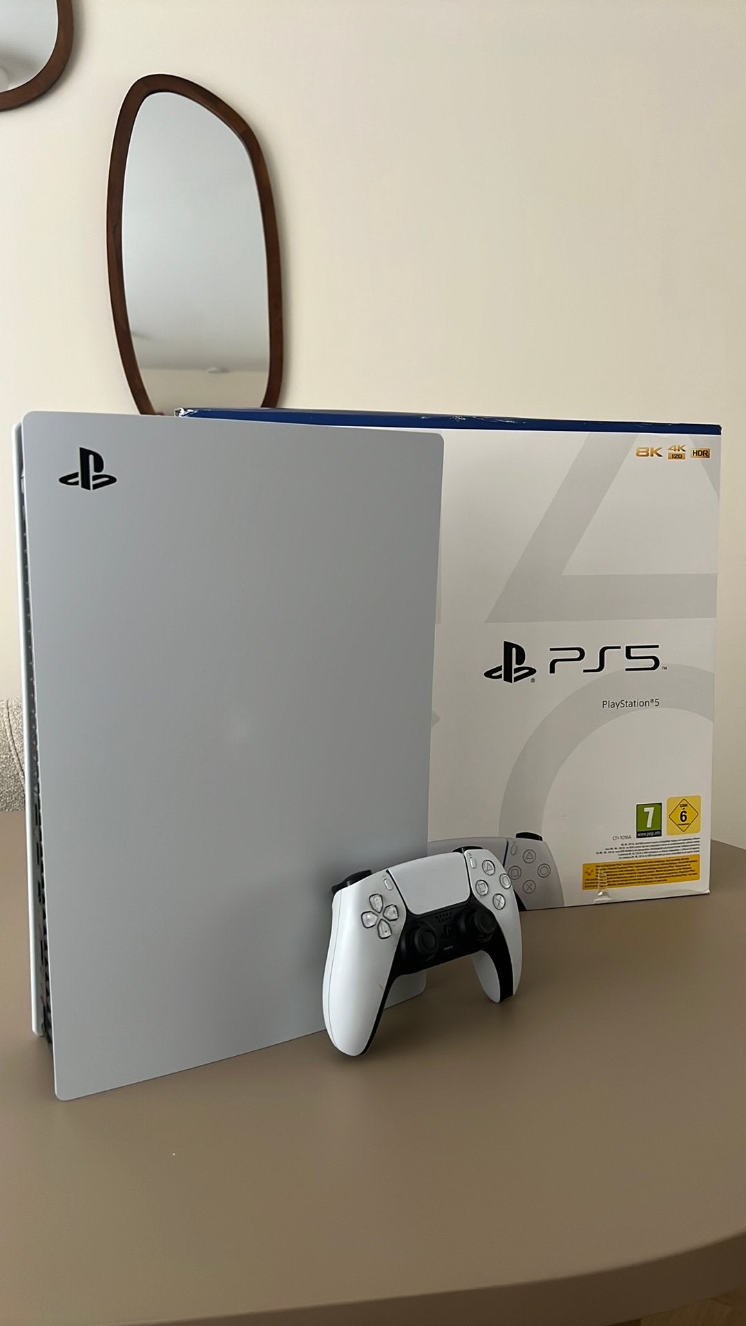 PlayStation 5 (PS5) model CFI-1016A met games en controller, Ophalen, Zo goed als nieuw