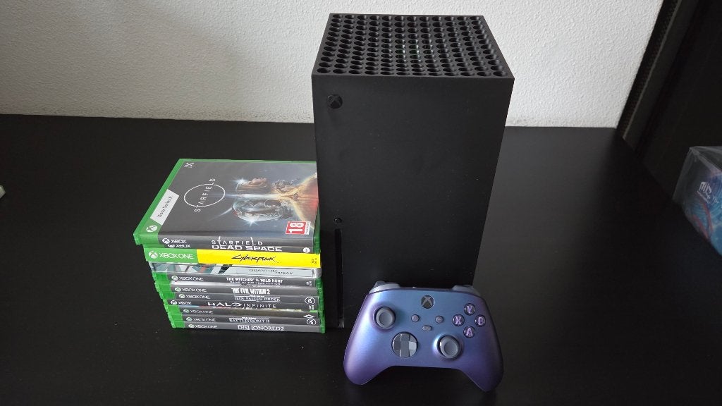 Xbox Series X 1TB met controller + 1 TB opslag + games, Spelcomputers en Games, Ophalen of Verzenden, Zo goed als nieuw, Xbox Series X