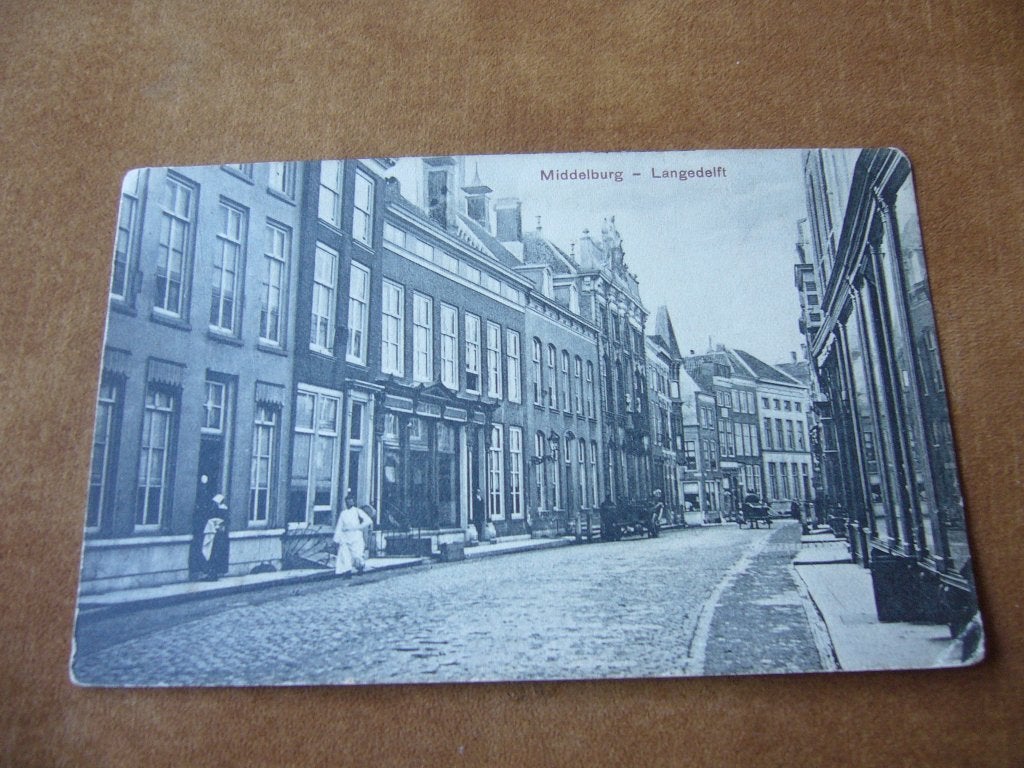 MIDDELBURG  =  LANGEDELFT  BRIEFKAART, Ophalen of Verzenden, Voor 1920, Gelopen, Zeeland