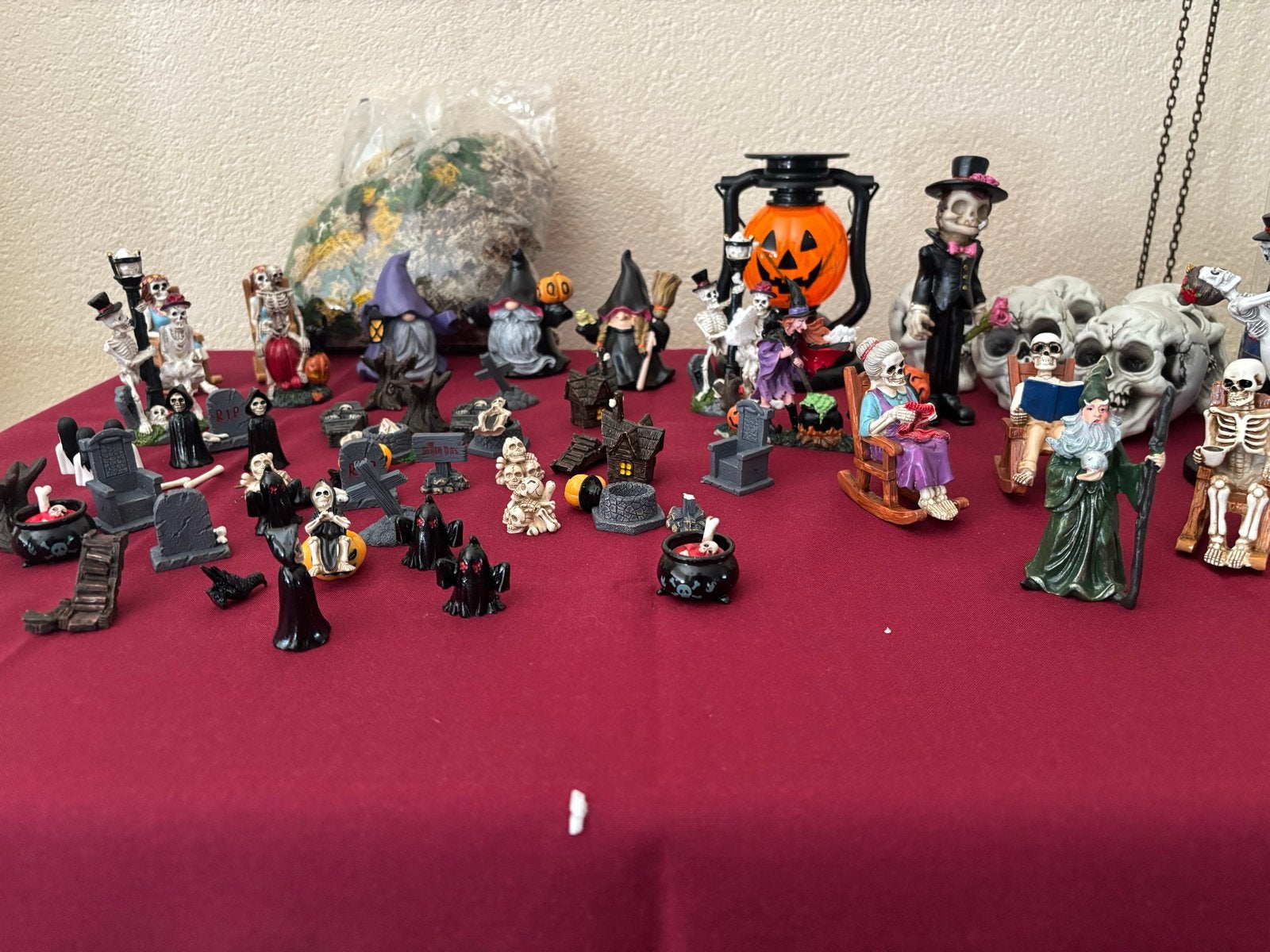 Grote collectie Halloween decoratie figuren, Verzamelen, Poppetjes en Figuurtjes, Ophalen, Gebruikt