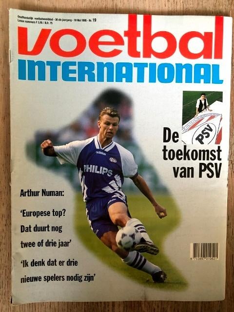 Voetbal International, 30e  jaargang, nr. 19, 1995, Ophalen, Gebruikt, Overige binnenlandse clubs, Boek of Tijdschrift