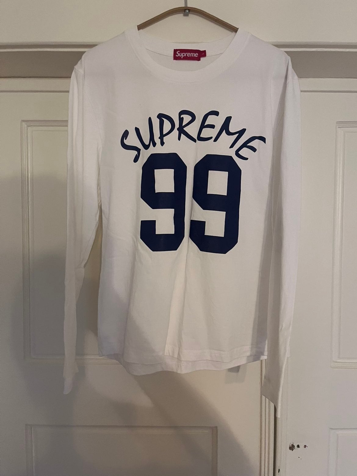 Supreme longsleeve, Ophalen of Verzenden, Nieuw, Maat 52/54 (L), Wit