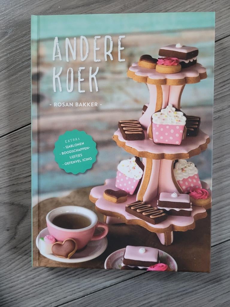 Andere Koek - Rosan Bakker (Bakboek), Boeken, Rosan Bakker, Ophalen of Verzenden, Zo goed als nieuw, Taart, Gebak en Desserts