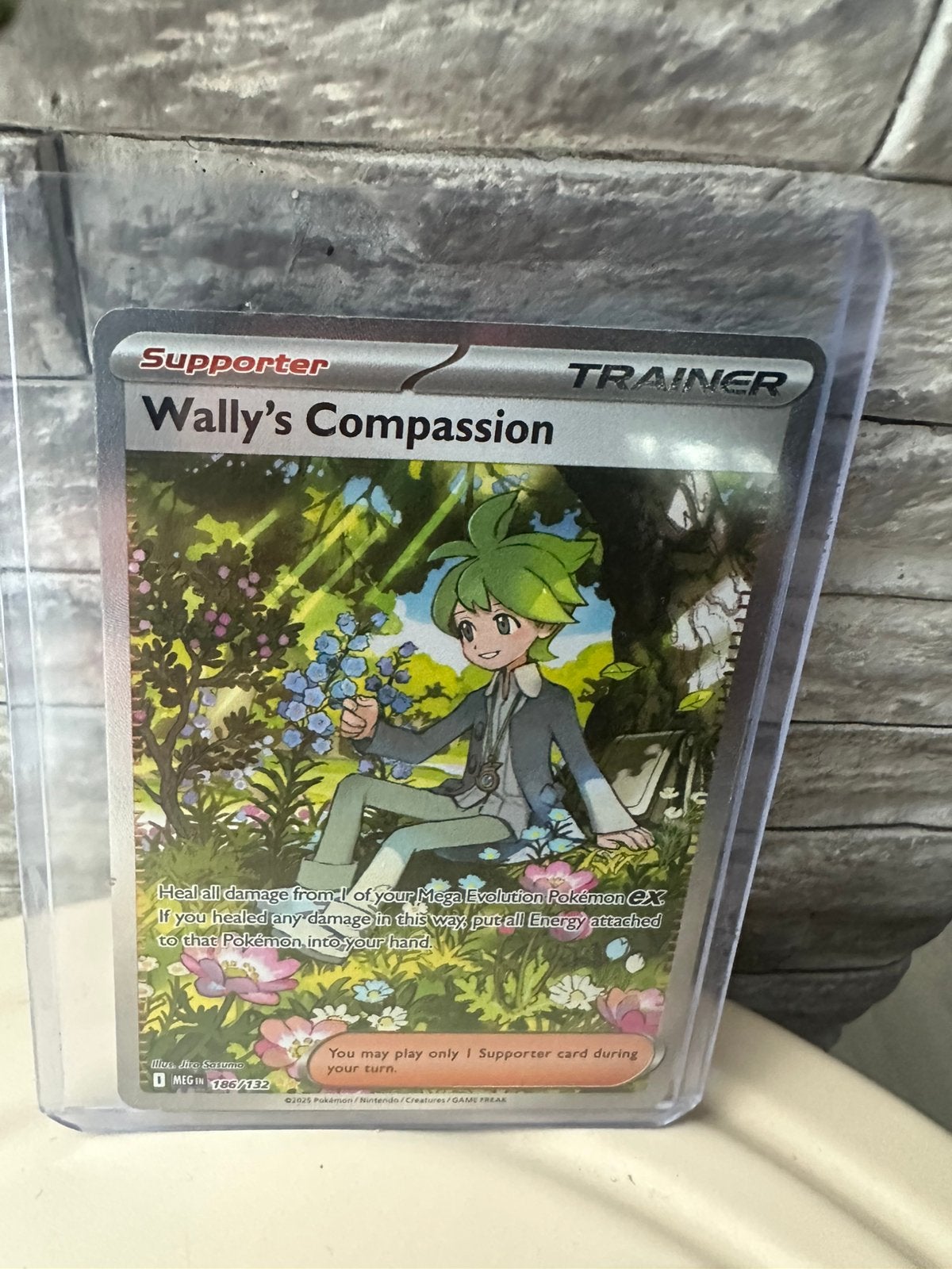 Wally’s Compassion 186/132 - Mega Evolution, Ophalen of Verzenden, Nieuw, Losse kaart