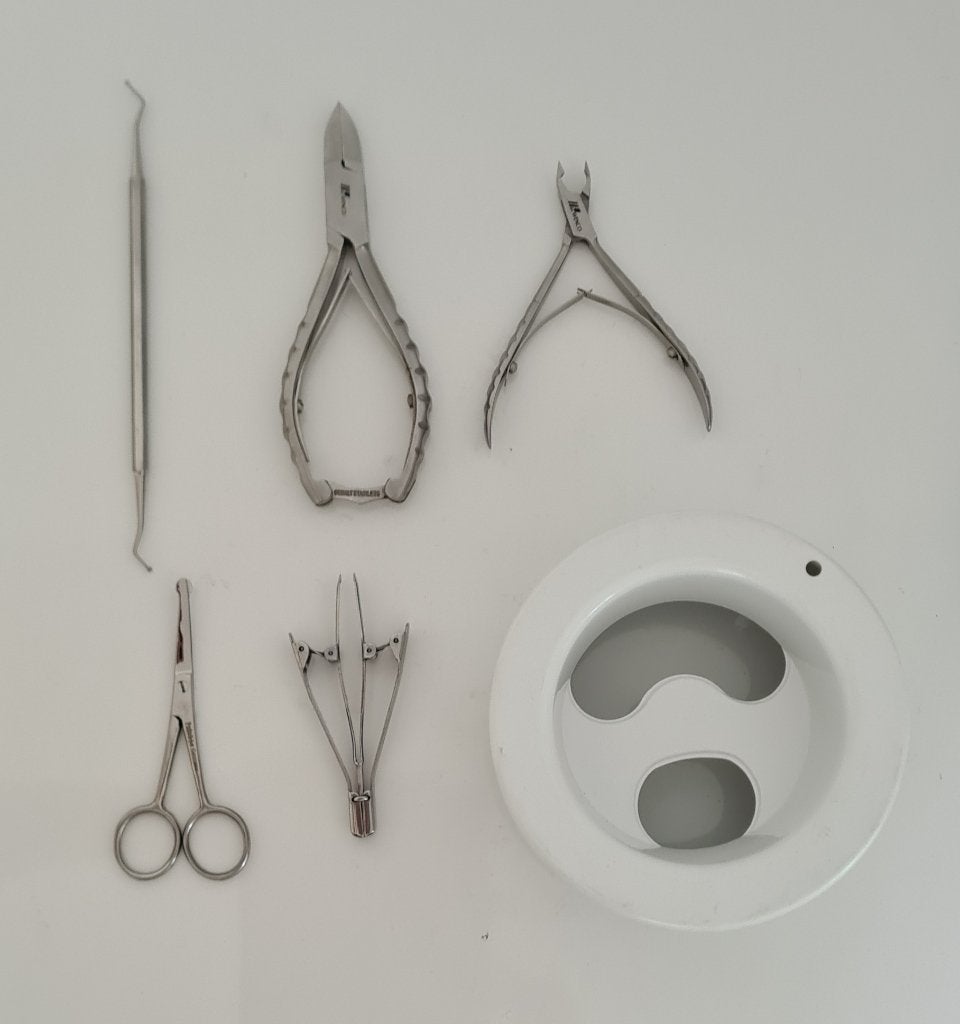 Professionele Havenco manicure & pedicure set – RVS, Ophalen of Verzenden, Zo goed als nieuw, Overige typen