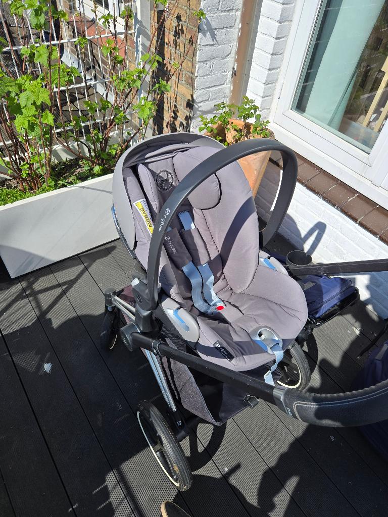 Cybex Cloud Z i-Size Platinum autostoel - Grijs, 0 t/m 13 kg, Slaapstand, Ophalen, Overige merken