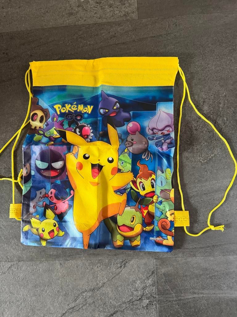 Pokemon Gymtas / Zwemtas - Nieuw met Pikachu, Minder dan 30 cm, Disney of Dora, Nieuw, Ophalen of Verzenden