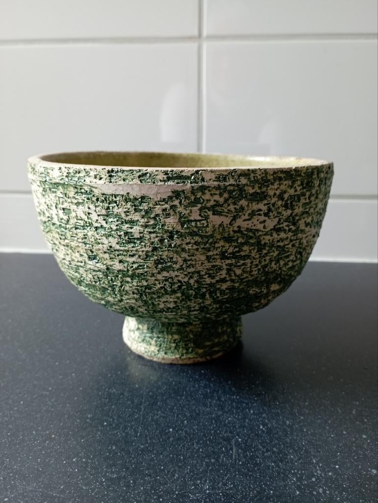 Berkenbast pot., Rond, Ophalen of Verzenden, Zo goed als nieuw, Aardewerk