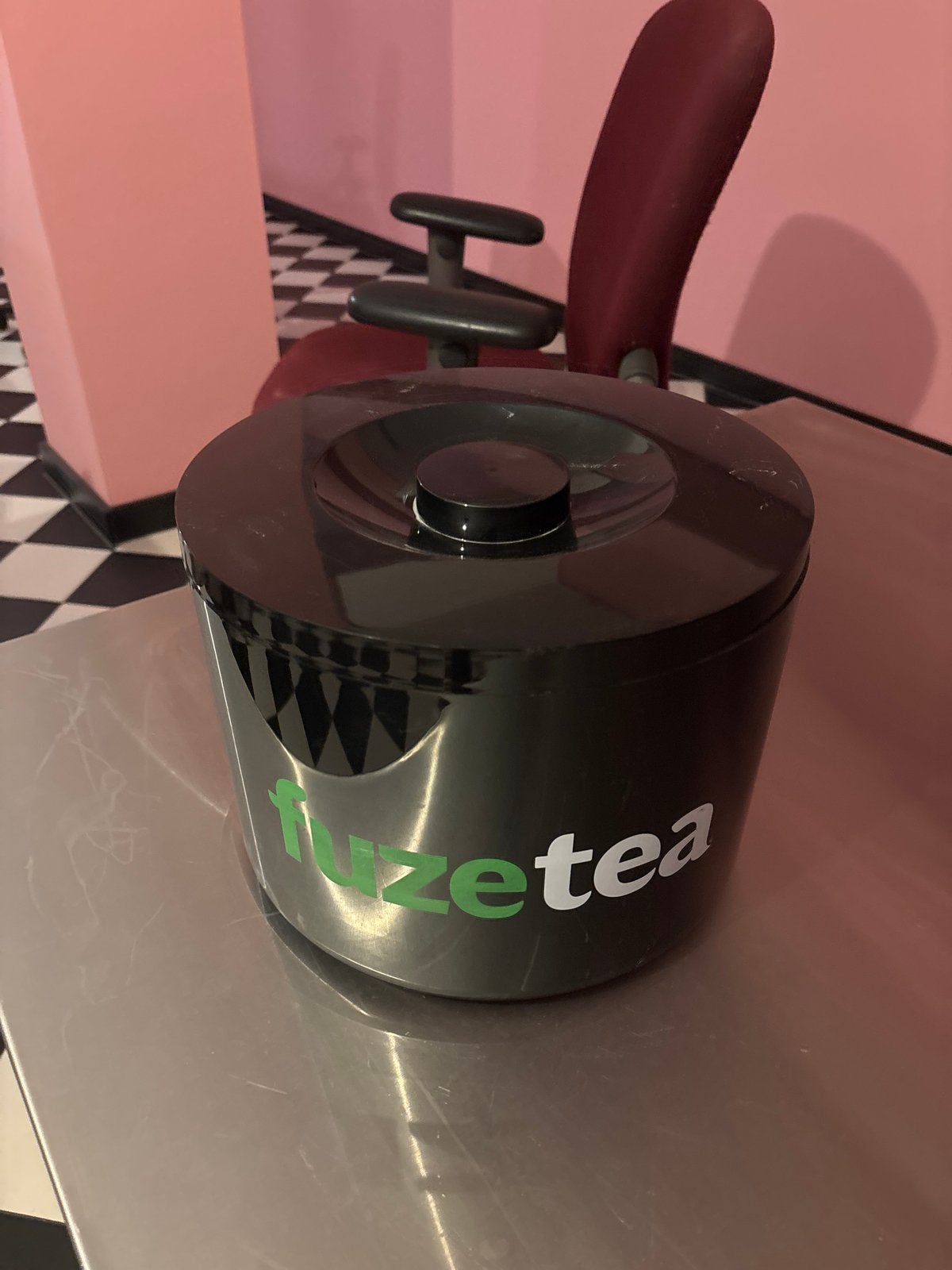 Fuze Tea flessenkoeler - Zwart, Ophalen, Flessenkoeler, Gebruikt, Kunststof