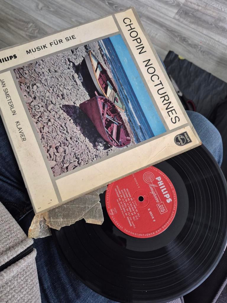 Chopin Nocturnes LP - Jan Smeterlin (Philips Minigroove) 10", Ophalen of Verzenden