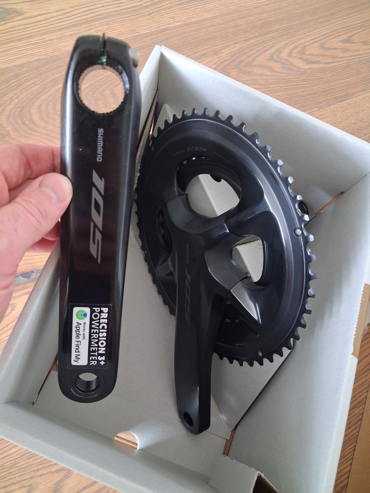 Shimano 105 FC-R7100 Crankstel met 4iiii Powermeter 170mm cr, Fietsen en Brommers, Fietsonderdelen, Crankstel of Pedalen, Nieuw