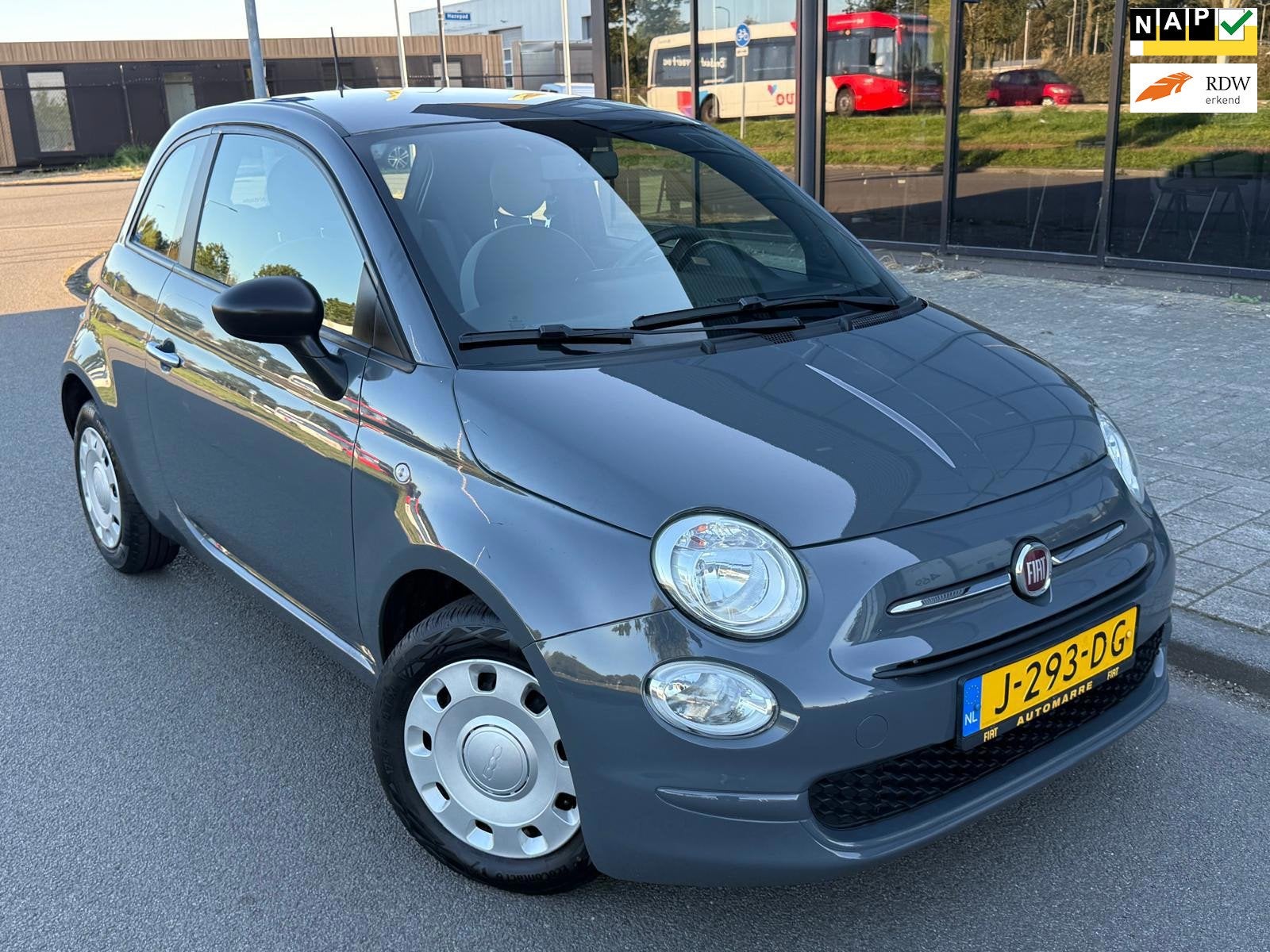 Fiat 500 1.0 Hybrid Pop/Airco/Cruise/Elek ramen, Auto's, Voorwielaandrijving, Dealer onderhouden, Euro 6, 4 stoelen