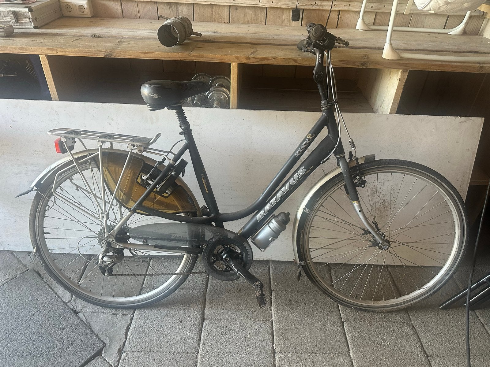 Batavus Damesfiets en herenfiets, Fietsen en Brommers, Fietsen | Dames | Damesfietsen, Ophalen, Gebruikt, Batavus, Versnellingen