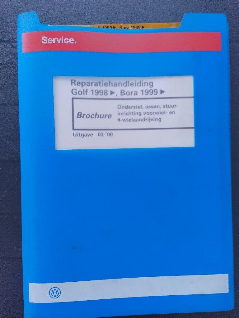 Volkswagen Golf 4 dealer werkplaatsboek 4 Motion Onderstel, Ophalen of Verzenden, Gelezen, Volkswagen