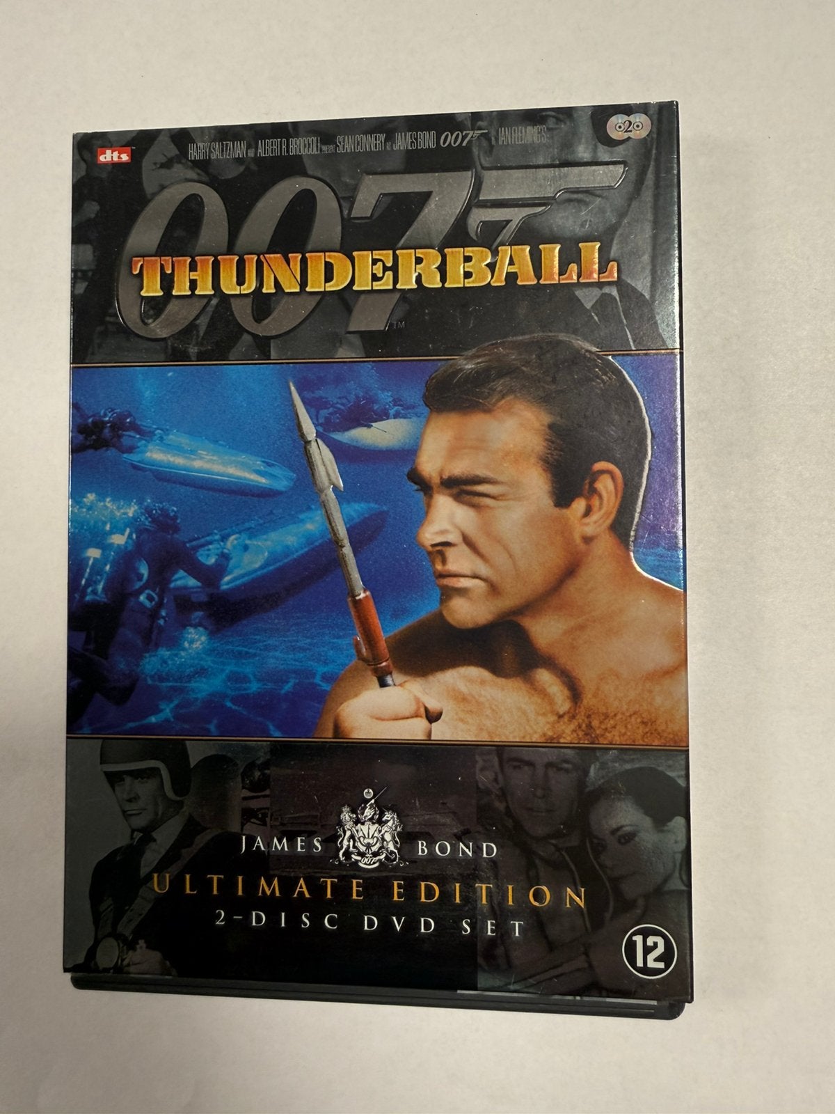 James Bond - Thunderball 2-disc ultimate edition met sleeve, Vanaf 12 jaar, Ophalen of Verzenden, Zo goed als nieuw, Actie