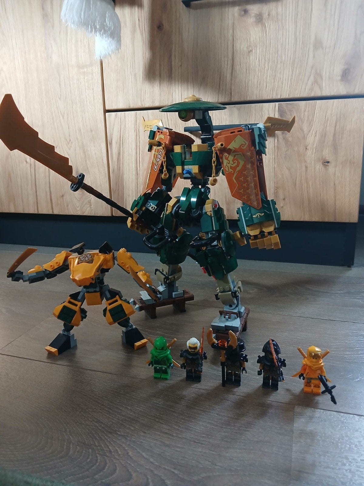 LEGO Ninjago 71794 Lloyd en Arin's Ninjateam Mechs, Lego, Ophalen of Verzenden, Zo goed als nieuw, Compleet