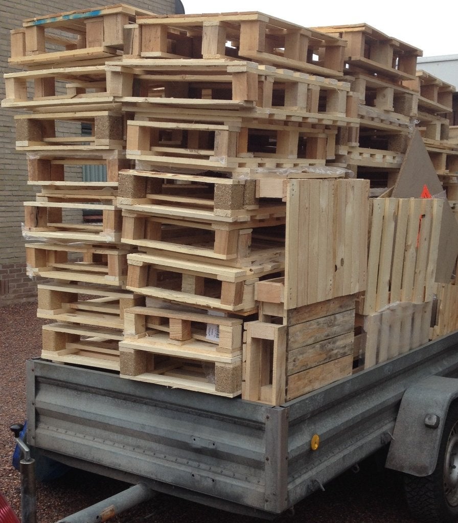 Volle aanhanger met brandhout 6-8m3, gratis bezorgd., Minder dan 3 m³, Ophalen
