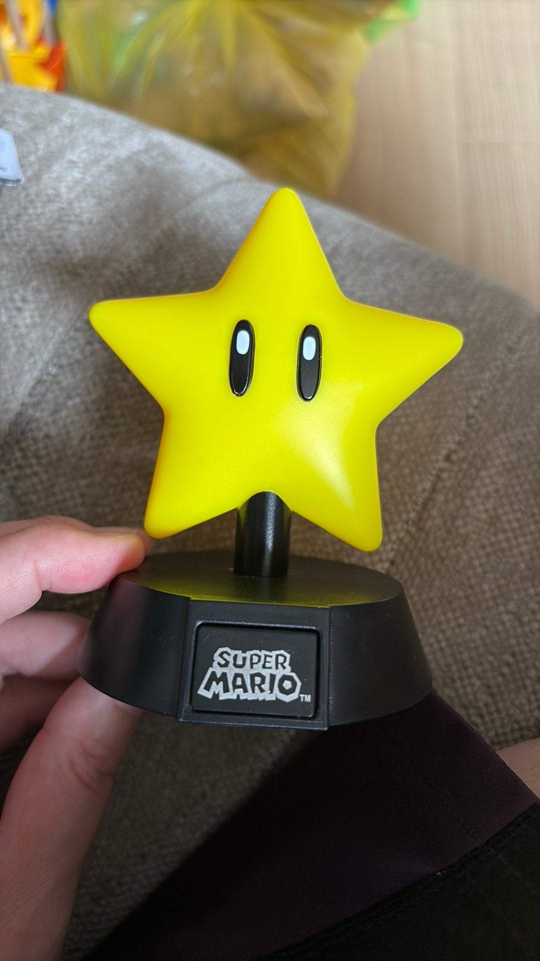 Paladone Super Mario ster lamp, Kinderen en Baby's, Kinderkamer | Inrichting en Decoratie, Ophalen of Verzenden, Zo goed als nieuw