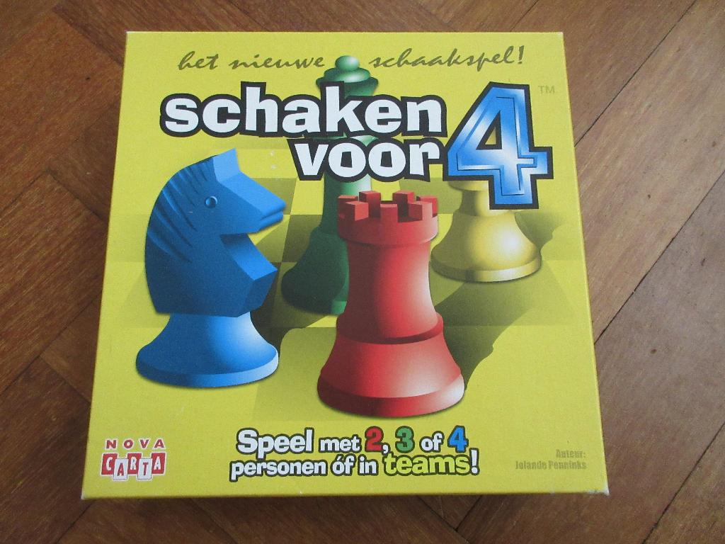 Schaken voor 4, Een of twee spelers, Ophalen of Verzenden, Gebruikt