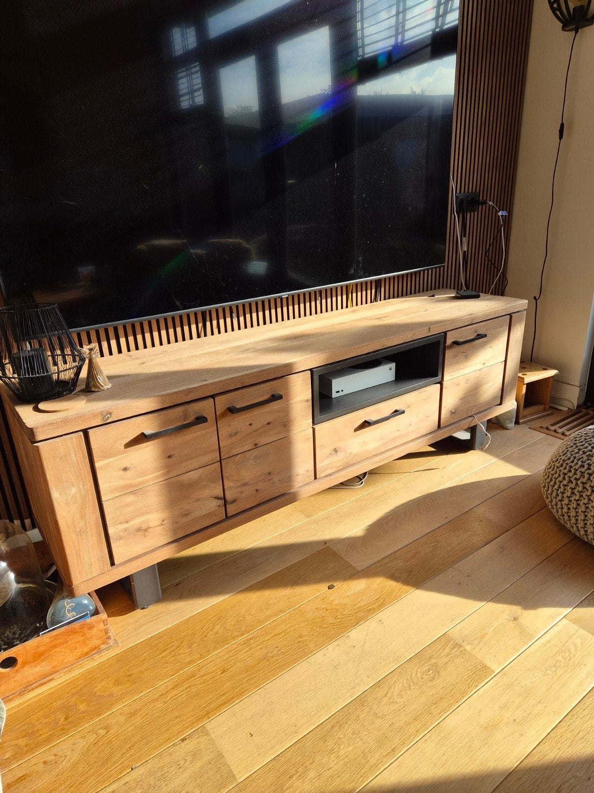 TV meubel met licht, Ophalen, Zo goed als nieuw, 25 tot 50 cm, Minder dan 100 cm