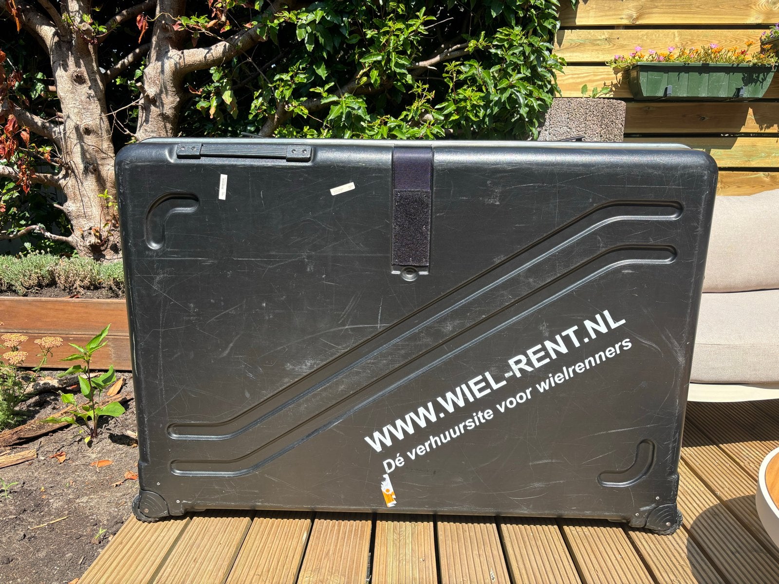 Hardcase fietskoffer op wielen 126x85x34cm, Ophalen, Gebruikt