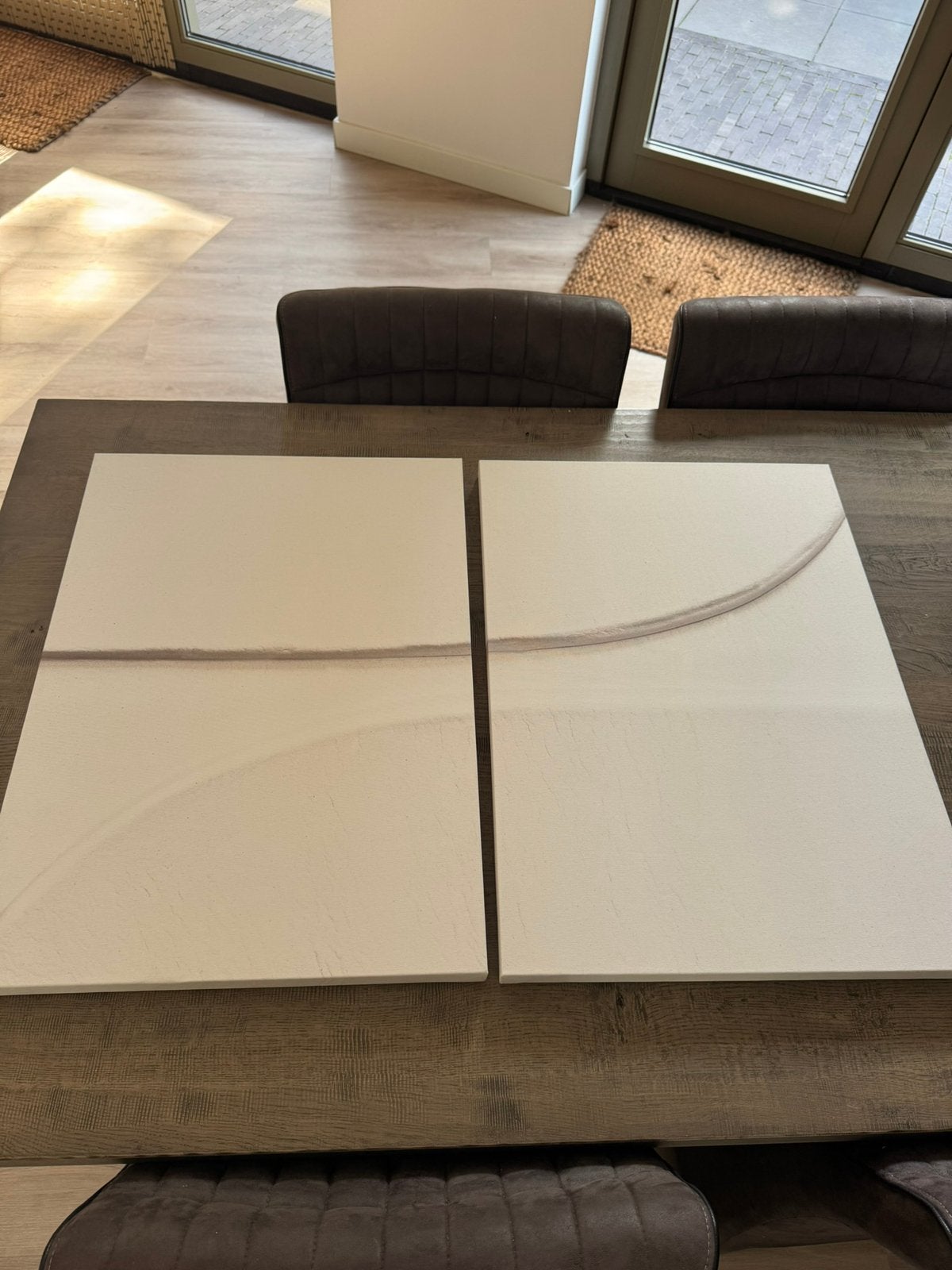 2x Desenio canvas 50x70 – nieuwprijs €159,90, Huis en Inrichting, Ophalen of Verzenden, Zo goed als nieuw, Schilderij