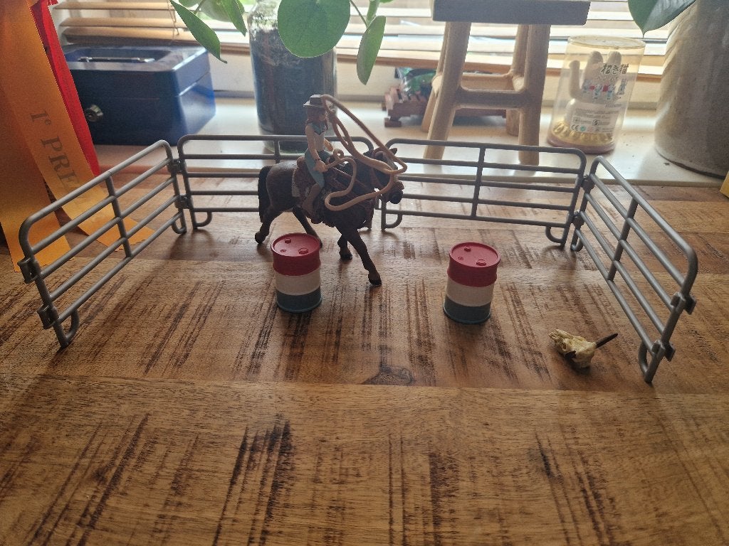 Schleich rodeo set, Ophalen of Verzenden, Zo goed als nieuw