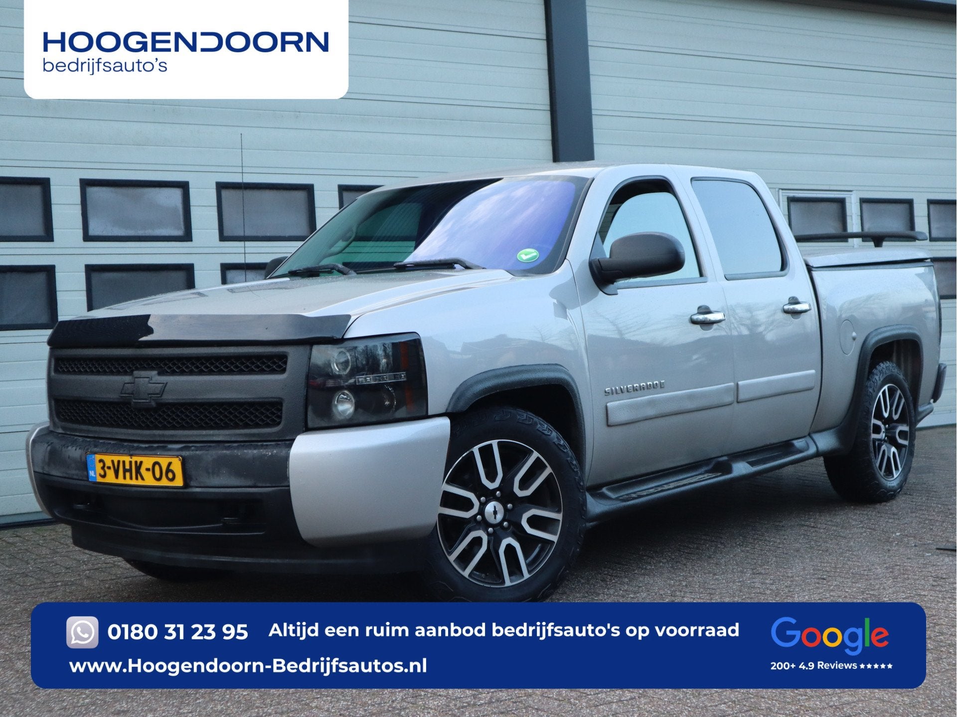 Chevrolet Silverado 4.8 V8 - DC 6 Pers. - LPG - Trekhaak, Automaat, Gebruikt, 8 cilinders, 300 pk
