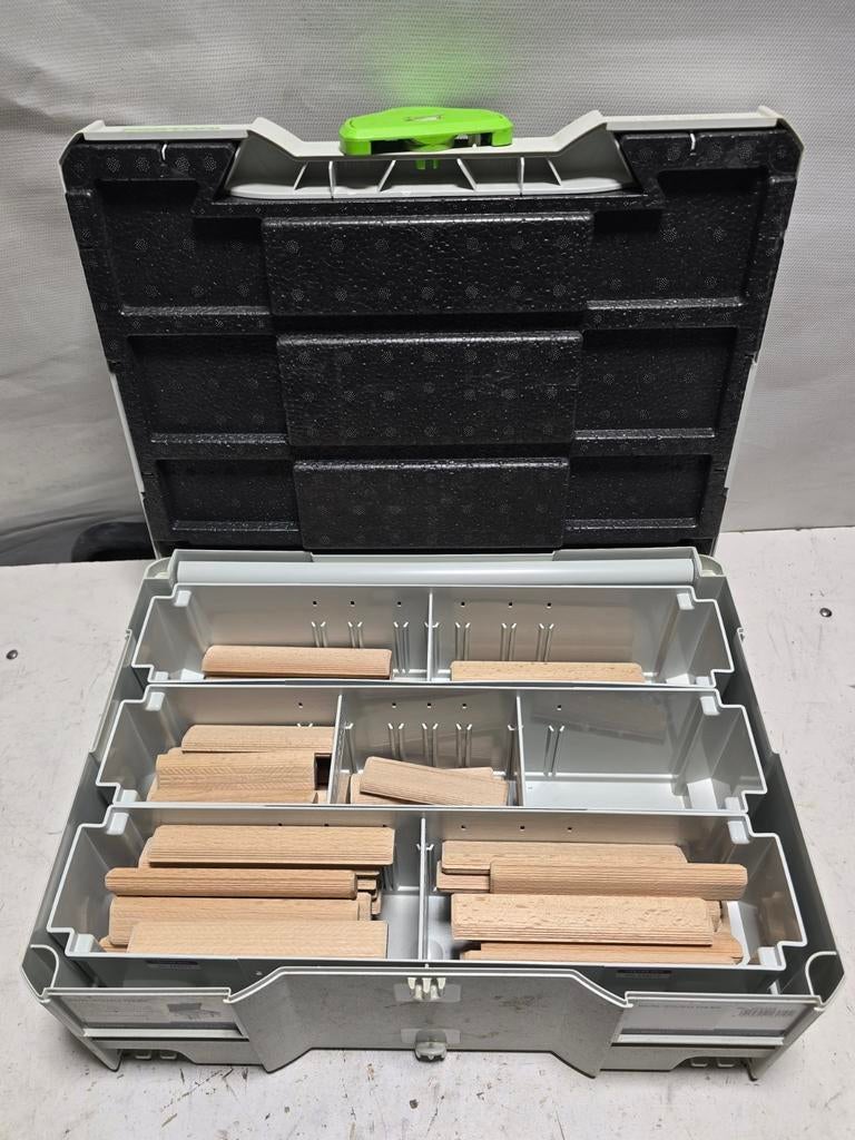 Festool DS/XL D12/D14 128 BU DOMINO XL stenen beuken, Ophalen of Verzenden, Zo goed als nieuw, N.v.t, Festool