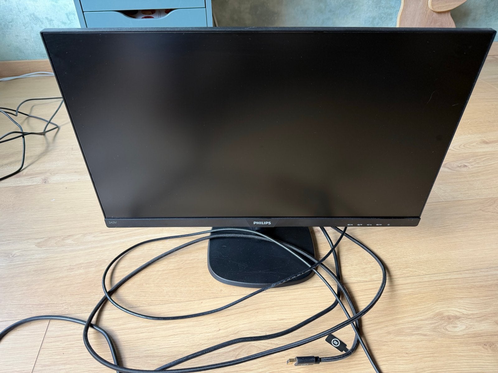 Philips 243V Full HD Monitor - 24 inch, Computers en Software, Monitoren, Ophalen, IPS, Full HD, Zo goed als nieuw