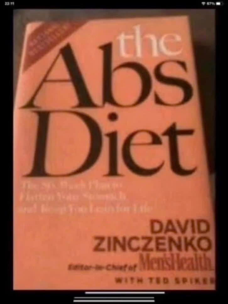The Abs Diet: Het dieet voor een strakke buik, Dieet en Voeding, Ophalen of Verzenden, Gelezen, David Zinczenko