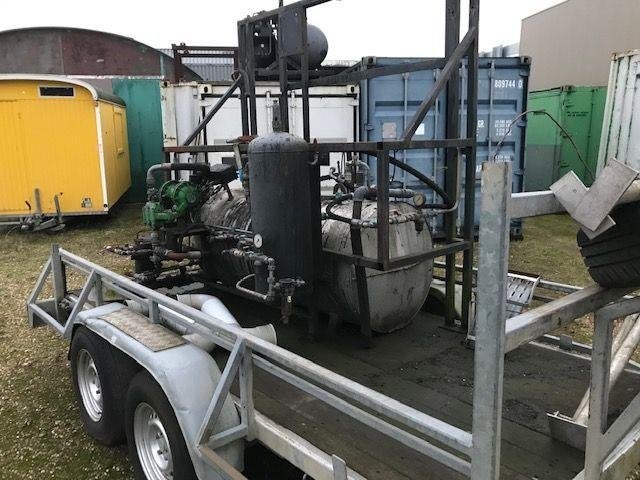 hotbox asfalt ketel voorraad tank mobiel weiro, Ophalen, Gebruikt