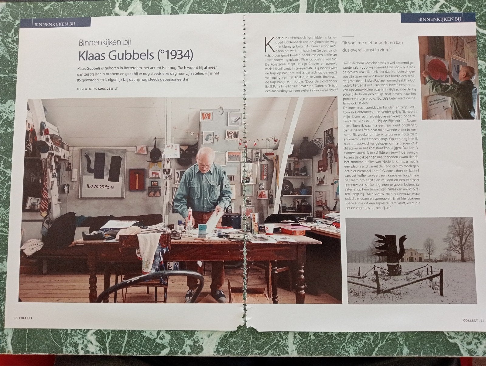 Klaas Gubbels 2019 artikel 4 pagina's, Ophalen of Verzenden, 1980 tot heden, Tijdschrift