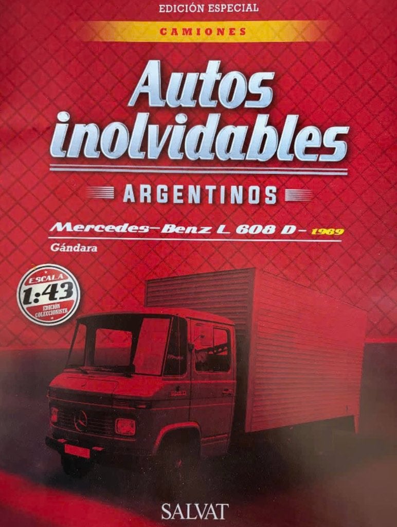 Mercedes Benz L 608 D 1969 koelwagen Gandara schaal 1/43, Verzenden, Nieuw, Bus of Vrachtwagen, Overige merken