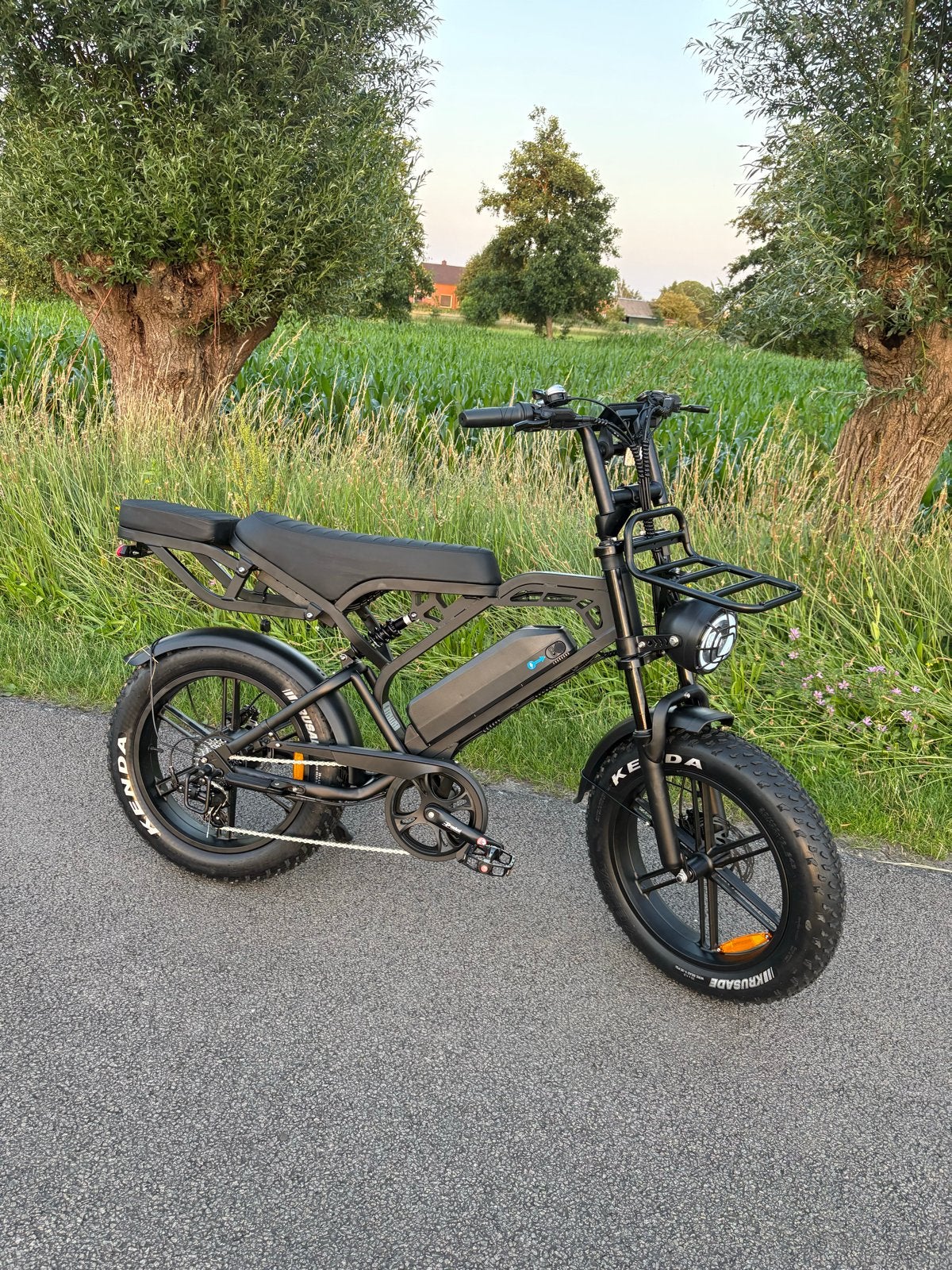 Fatbike zwart of grijs Kenda (nieuw), Nieuw, Minder dan 47 cm, 50 km per accu of meer, Ophalen