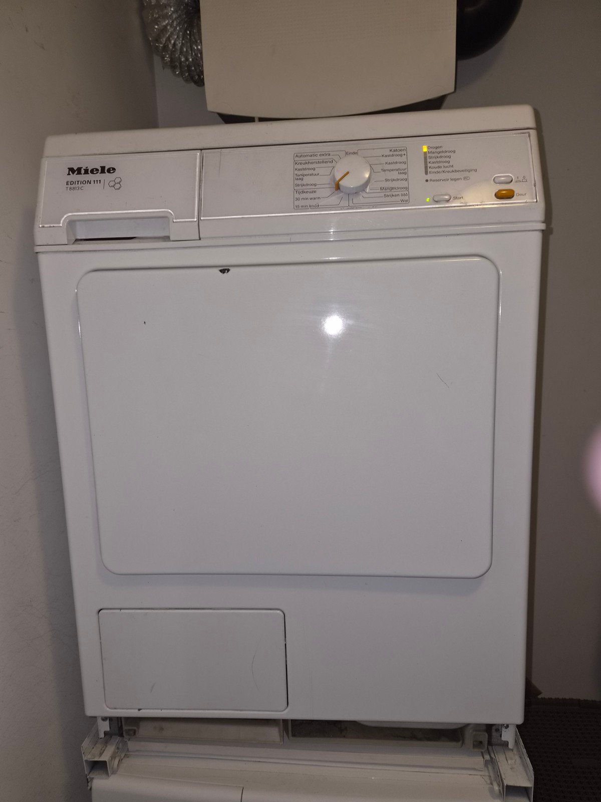 Miele Edition 111 T883C Condensdroger - Gebruikt, Witgoed en Apparatuur, Ophalen, 6 tot 8 kg, Gebruikt, Voorlader
