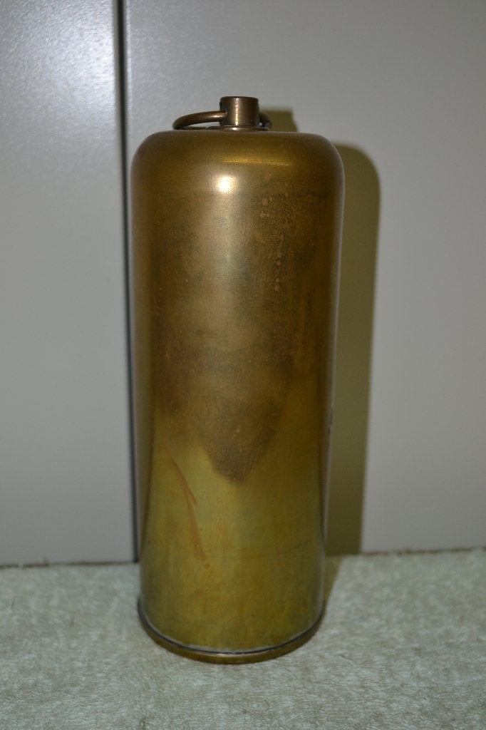 Mooie oude koperen kruik uit de jaren 1940-50, Ophalen of Verzenden, Koper