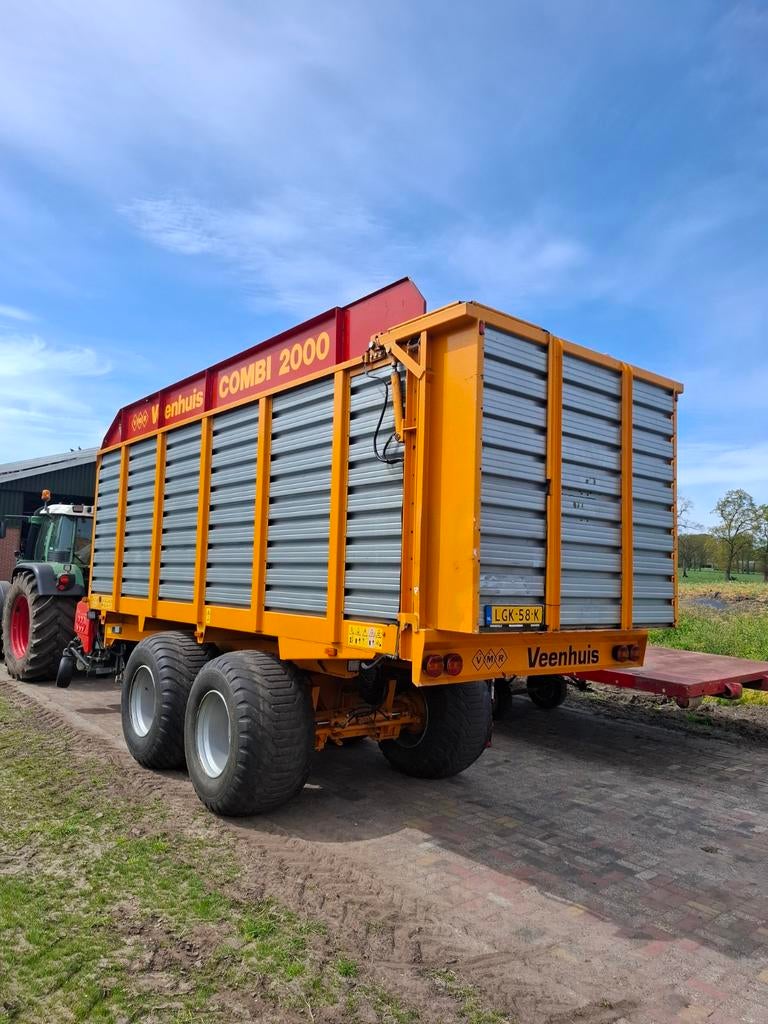 Veenhuis combi 2000 opraapwagen, Ophalen of Verzenden, Weidebouw