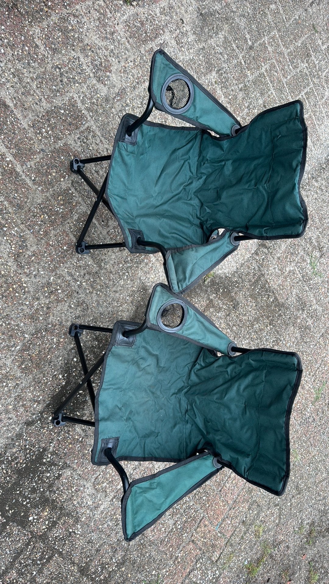 2 kinder camping stoelen, Caravans en Kamperen, Ophalen, Zo goed als nieuw, Campingstoel
