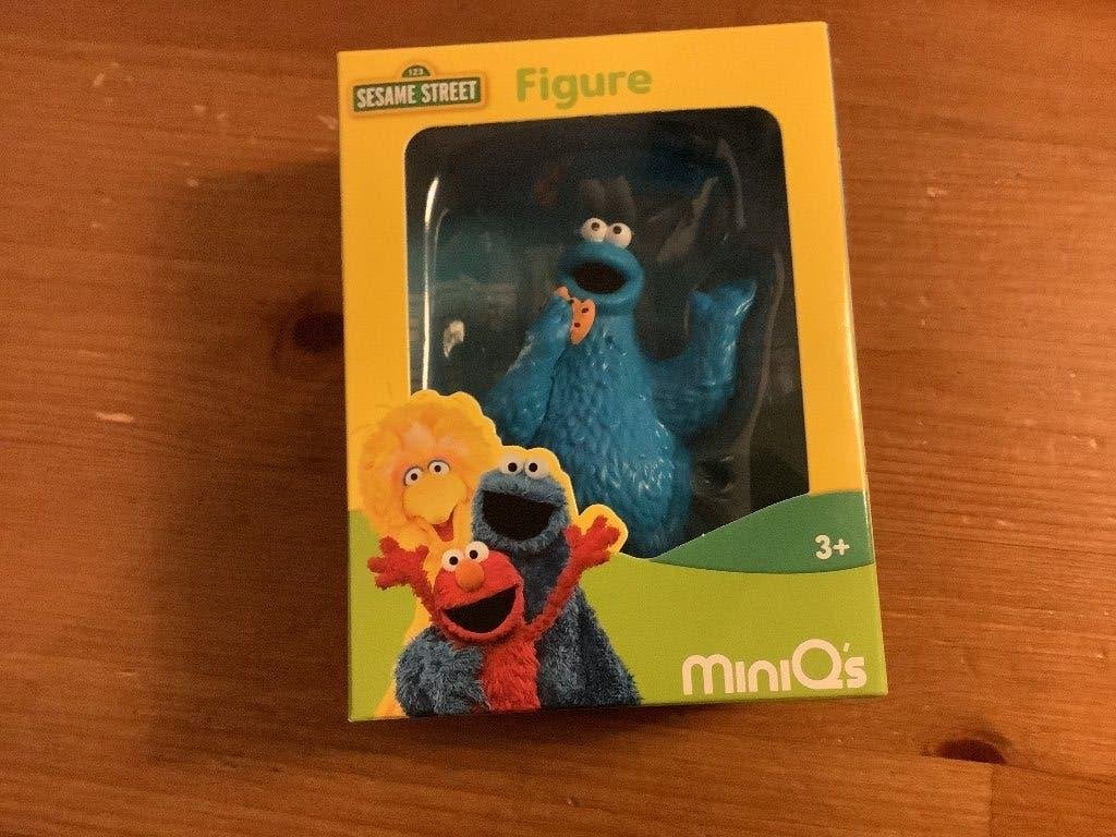 Sesamstraat MiniQ's Koekiemonster verzamelfiguur. 8 cm nieuw, Ophalen of Verzenden, Nieuw